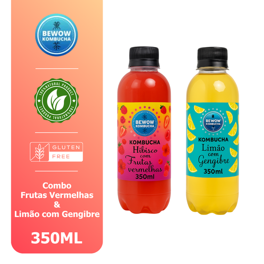 COMBO - Frutas Vermelhas & Limão com Gengibre
